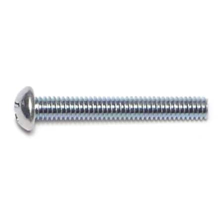 Midwest Fastener #8-32 x 1-1/4 in Phillips Round Machine Screw, Zinc Plated Steel, 36 PK 63595